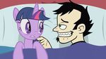 bedroom_eyes crossover dan dan_vs dtkraus equine female friendship_is_magic frown gritted_teeth horn horse human male mammal my_little_pony pony smile twilight_sparkle_(mlp) unicorn wide_eyed wide_eyes 
