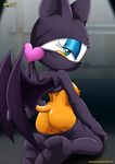  bat bbmbbf boots breasts butt clothed clothing female half-dressed mammal mask mobius_unleashed palcomix pussy rouge_the_bat sega solo sonic_(series) suit wings 