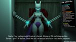  3d absurd_res annonguy anthro breasts dialog female giovanni hi_res mewtwo nintendo nipples nude pok&#233;mon pok&#233;morph pok&eacute;mon pose solo text video_games wolvalix 