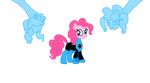  blue_lantern bronyboy clothing equine female feral friendship_is_magic fur green_lantern_(series) hair horse lantern_corps mammal my_little_pony pink_fur pink_hair pinkie_pie_(mlp) pony smile solo 