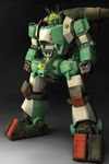  3d artist_request mecha rocket_launcher sentou_mecha_xabungle turret walker_gallia weapon wheel wheels 