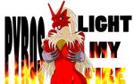  anthro avian beak blaziken blue_eyes breast_fondling breasts chest_tuft english_text female fire fondling fur looking_at_viewer nintendo nipples open_mouth plain_background pok&#233;mon pok&eacute;mon solo text tongue transparent_background tuft video_games zp92 