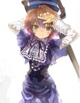  androgynous blush brown_hair hat heterochromia rozen_maiden short_hair smile solo souseiseki ultimate_asuka 