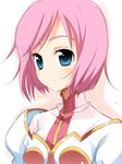  blue_eyes estellise_sidos_heurassein full_body meito_(maze) pink_hair short_hair smile solo tales_of_(series) tales_of_vesperia 