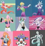  6+boys \m/ alternate_form android burter cooler_(dragon_ball) dragon_ball dragon_ball_z dual_persona fabulous frieza janemba jeice majin_buu multiple_boys pose salza shiemasu zangya zarbon 