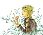  bad_id bad_pixiv_id blonde_hair flower giorno_giovanna jojo_no_kimyou_na_bouken male_focus plant solo tougou_(puresoul) vento_aureo 