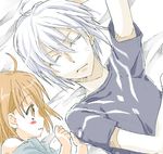  1girl :3 accelerator last_order oekaki satomi_yoshitaka sleeping to_aru_majutsu_no_index 