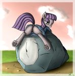  absurd_res anus butt clitoral_winking clitoris clothing cloud equine female feral friendship_is_magic fur grass grey_fur hair half-closed_eyes hi_res hooves horse looking_at_viewer lying mammal maud_pie_(mlp) my_little_pony neko-me on_front outside pony puffy_anus purple_hair pussy pussy_juice rock solo spread_legs spreading tom_(mlp) wet_pussy 
