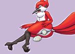  avian bird breasts butt egg feathers female margaret nude oviposition pussy red_feathers regular_show te 