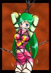  1girl artist_request ball_gag bdsm bondage bound character_request combattler_v crotch_rope crying gag gagged knotted_rope nanbara_chizuru pussy_juice rope rope_walking shibari source_request spark_utamaro tears 