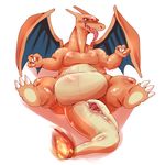  barefoot blush charizard chubby claws dragon drooling eyelashes female feral fire happy horn hsm324710 looking_at_viewer muscles nintendo no_nipples nude orange_dragon pecs pok&#233;mon pok&eacute;mon presenting presenting_pussy pussy raised_arm raised_leg saliva sharp_claws sharp_teeth smile solo spread_legs spreading squint teeth toe_claws tongue tongue_out video_games wings 