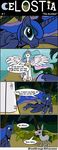  beach blue_fur blue_hair bredgroup comic crossover crown cutie_mark donkey english_text equine female feral friendship_is_magic fur hair horn horse long_hair looking_at_viewer mammal multi-colored_hair my_little_pony palm pony princess_celestia_(mlp) princess_luna_(mlp) purple_eyes royalty sea seaside sibling silverane sisters text water winged_unicorn wings 