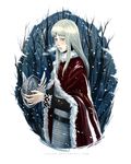  androgynous blonde_hair canute cloak helmet highres long_hair male_focus solo viking vinland_saga 