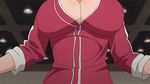  1girl animated animated_gif bouncing_breasts breasts cleavage jump_rope jumping large_breasts maken-ki! rokujo_minori rokujou_minori screencap 