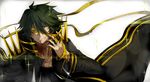  bad_id bad_pixiv_id blindfold green_hair kazutake_hazano kill_la_kill male_focus sanageyama_uzu smile solo spikes spoilers uniform 