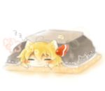  :3 =_= animal_ears blush can cat_ears chibi flower kemonomimi_mode kotatsu ribbon rumia sleeping smile table touhou under_kotatsu under_table yasiro zzz 