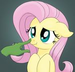  boop disembodied_hand duo equine female feral fluttershy_(mlp) friendship_is_magic fur hair hand horse mammal my_little_pony pink_hair plain_background poke pony simple_background unknown_artist yellow_fur 