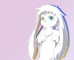  ainis arctic_hare chibi cute forehead_marking heterochromia lagomorph lop_eared_rabbit magic_user mammal necromancer scheknul 