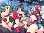  1boy 4girls areolae ass bass bass_guitar black_eyes black_hair blonde_hair blush breasts breasts_outside brother_and_sister brown_hair censored game_cg green_eyes green_hair group_sex guitar harem hat headphones highres honoo_no_haramase_paidol_my_star_gakuen_z hoshizaki_amane hoshizaki_hokuto huge_breasts incest instrument kisaragi_sora large_breasts legs long_hair masturbation matsuda_yukari medium_breasts microphone minami_aisa mosaic_censoring multiple_girls nipples no_panties open_mouth orgy panties panties_around_leg panties_aside panty_pull penis pussy pussy_juice sex short_hair siblings sitting sitting_on_person striped striped_legwear thighs underwear vaginal wet wince yuibi 