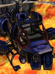  80s aircraft blue_thunder blue_thunder_(mecha) dan_obanon fire flying helicopter oldschool pochimaru sega weapon 