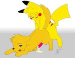  anal canine cum duo gay general: jackal longdogagn male mammal nintendo open_mouth penis pikachu pok&#233;mon pok&eacute;mon sex spec: theskeleton video_games 