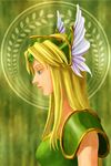  blonde_hair blue_eyes helmet kokarina long_hair riesz seiken_densetsu seiken_densetsu_3 winged_helmet 