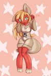  &lt;3 alasou animal_ears anthro anthrofied big_macintosh_(mlp) blonde_hair clothing costume crossgender doll equine female freckles friendship_is_magic green_eyes hair horse long_hair mammal my_little_pony plushie pony rabbit_ears smartypants smartypants_(mlp) solo standing star 