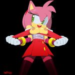  amy_rose breasts female green_eyes hedgehog hotred is_(artist) mammal sega smile sonic_(series) sonic_boom sonic_the_hedgehog video_games 