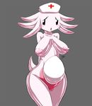  2014 :o anthro anthrofied big_breasts big_nipples blush breasts chansey chubby female gblastman hat headgear looking_at_viewer nintendo nipples nude nurse open_mouth pok&#233;mon pok&eacute;mon pussy solo squint standing tongue video_games wide_hips 