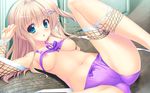  blonde_hair blue_eyes breasts game_cg kazunari koisuru_shimai_no_sextet long_hair mihama_yuuka navel nipples peassoft 