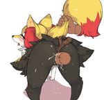 5_fingers all_fours anal anal_insertion anal_penetration anthro anus bestiality big_butt blush braixen butt canine crying cum cum_in_pussy cum_inside cum_on_butt cum_on_floor cum_on_leg cum_on_penis cum_on_pussy cum_string disembodied_hand disembodied_penis doggystyle double_penetration drooling duo erection female fennec feral fluffy_tail fox from_behind fur grasp half-closed_eyes improvised_dildo insertion interspecies looking_at_viewer looking_back male mammal nintendo orgasm pawmaniac penetration penis pok&#233;mon pok&#233;philia pok&eacute;mon pussy saliva sex shadow sharp_teeth shiny solo_focus stick straight tail_grab tears teeth tongue tongue_out vaginal vaginal_penetration video_games visark wood 