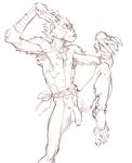  male mammal monkey monochrome nipples nude prehensile_feet primate sketch solo uncolored zsisron 