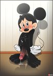  anthro big_penis blush cum disney gnin gnn hindpaw huge_penis humanoid_penis looking_at_viewer male mammal mickey_mouse mouse nude paws penis plantigrade rodent solo standing thick_penis toes 