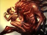  abdominal_bulge anal anal_penetration anthro belly breasts bulging cum cum_inside female forced monster neurodyne oral oral_sex penetration plain_background pussy rape sex small_breasts tentacles vaginal 