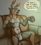  briefs cervine controller deer english_text horn male mammal soda solo suck_mcjones suckmcjones text topless underwear vpl 