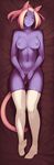  altera_moontail animal_ears blonde_hair blush breasts cat_ears cat_tail collarbone dakimakura dark_nipples facial_mark faustsketcher feet final_fantasy final_fantasy_xiv full_body highres large_breasts miqo'te navel nipples no_shoes nude original purple_skin pussy short_hair soles solo spread_pussy tail thighhighs toes uncensored white_legwear yellow_eyes 