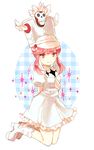  hat jakuzure_nonon kill_la_kill long_hair meko_(riri4429) pink_eyes pink_hair smile solo sparkle uniform 