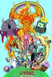  3girls adventure_time diablo_3 finn_the_human jake_the_dog marceline_abadeer multiple_boys multiple_girls princess_bonnibel_bubblegum 