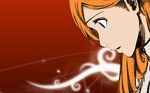  bleach desktop inoue_orihime kubo_taito long_hair official_art orange_hair solo tears wallpaper 