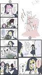  alpaca ashiato_hino bad_id bad_pixiv_id comic copyright_request food gohei haraegushi highres multiple_girls nun oonusa translation_request 