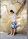  nakama_yukie photo ponytail sandals shirt skirt t-shirt tshirt 
