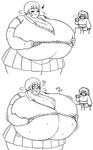  !? ... 2girls ?! borrowed_character breasts emerald_(sprite37) fat gigantic_breasts glasses huge_breasts multiple_girls obese sprite37 