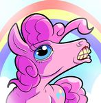  all_fours balloon big_eyes clenched_teeth cutie_mark equine eyelashes female feral friendship_is_magic fur greygoat gums hair horse long_hair looking_at_viewer mammal my_little_pony nude pinkie_pie_(g3) pinkie_pie_(mlp) pony rainbow solo standing teeth 