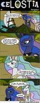  beach blue_fur blue_hair bredgroup comic crossover crown cutie_mark duo english_text equine female feral friendship_is_magic fur hair horn horse long_hair mammal multi-colored_hair my_little_pony pony princess_celestia_(mlp) princess_luna_(mlp) purple_eyes raft royalty sail seaside silverane text winged_unicorn wings 