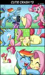  apple_bloom_(mlp) blue_eyes blue_fur blush bow comic cutie_mark equine eyes_closed female fluttershy_(mlp) friendship_is_magic fur hair hammer horn horse hug mammal multi-colored_hair my_little_pony open_mouth outside pegasus personality_swap pink_fur pink_hair pinkie_pie_(mlp) pony purple_eyes purple_fur purple_hair rainbow_dash_(mlp) rainbow_hair red_hair smile twilight_sparkle_(mlp) uotapo winged_unicorn wings yellow_fur 