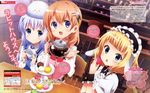  gochuumon_wa_usagi_desu_ka? hoto_kokoa kafuu_chino kirima_sharo maid 