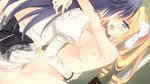  1boy 1girl areolae arm bangs bare_legs bare_shoulders black_hair blonde_hair blue_eyes blush bow breasts censored clothed_male_nude_female clothed_on_nude clothed_sex crossdressing drill_hair dutch_angle eye_contact fingernails frills game_cg hair_between_eyes hair_bow hair_intakes hug indoors kiss long_fingernails long_hair long_image long_sleeves looking_at_another nipples nishimata_aoi nude open_mouth outstretched_arm outstretched_arms plaid plaid_bow puffy_sleeves pussy saliva saliva_trail sex shiny shiny_hair shiny_skin shirt sitting spread_legs sweat tongue tongue_out trap tsuki_ni_yorisou_otome_no_sahou twintails ursule_fleur_jeanmaire vaginal wallpaper white_shirt wide_image 
