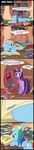  book book_shelf bookshelf comic cutie_mark dialog duo english_text equine female friendship_is_magic glowing gold hair horn levitation library magic mammal multi-colored_hair my_little_pony pegasus purple_eyes purple_hair rainbow_dash_(mlp) rainbow_hair reading ring sparkles text toxic-mario twilight_sparkle_(mlp) winged_unicorn wings 