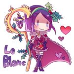  boots cape character_name emilia_leblanc heart league_of_legends lowres santa_costume shimatta staff thigh_boots thighhighs 