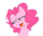  alpha_channel blue_eyes equine female feral friendship_is_magic hair horse mammal mickeymonster my_little_pony pink_hair pinkie_pie_(mlp) pony smile solo 